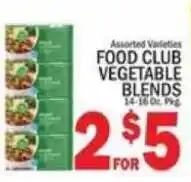 C Town Food Club Vegetable Blends offer