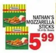 C Town Nathan's mozzarella sticks offer