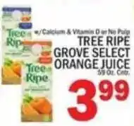 C Town Tree Ripe Grove Select Orange Juice offer
