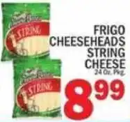 C Town Frigo cheeseheads string cheese offer