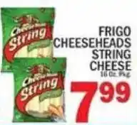 C Town Frigocheseheads string cheese offer
