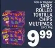 C Town Takis Rolled Tortilla Chips Multipack offer