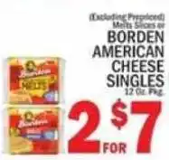 C Town Borden American Cheese Singles offer