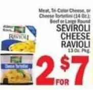 C Town Seviroli cheese ravioli offer
