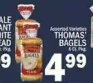 C Town Thomas' bagels offer