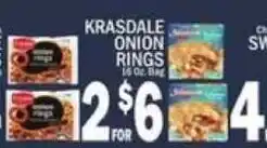 C Town Krasdale onion rings offer