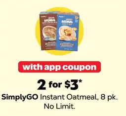 Grocery Outlet SimplyGO Instant Oatmeal offer