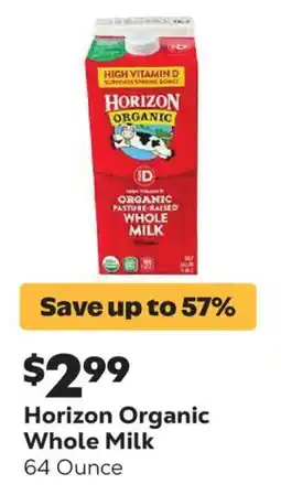 Grocery Outlet Horizon Organic Whole Milk offer