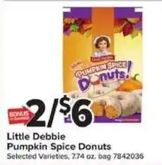 Giant Food Little Debbie Pumpkin Spice Donuts offer