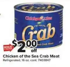 Giant Food Chicken of the Sea Crab Meat offer