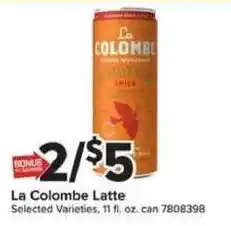 Giant Food La Colombe Latte offer