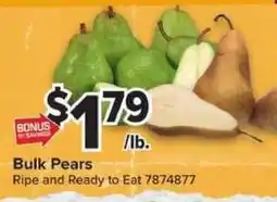 Giant Food Bulk Pears offer