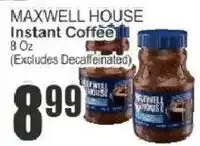 Key Food Maxwell House instant coffee offer