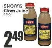 Snow's Clam Juice