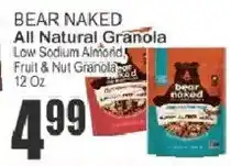 Key Food Bear Naked All Natural Granola offer