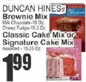 Key Food Duncan Hines brownie mix classic cake mix or signature cake mix offer