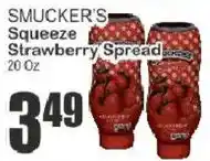 Key Food Smucker's squeeze strawberry spread offer