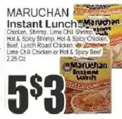 Key Food Maruchan instant lunch offer