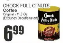 Key Food Chock Full O' Nuts Coffee offer
