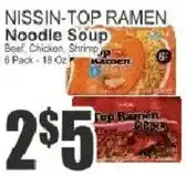 Key Food Nissin-top ramen noodle soup offer