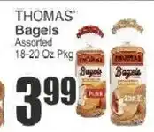 Key Food Thomas' bagels offer