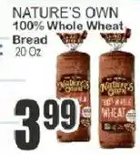 Key Food Nature's Own 100% Whole Wheat Bread offer