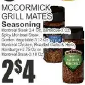 Key Food McCormick Grill Mates Seasoning offer
