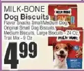 Key Food Milk-Bone dog biscuits offer