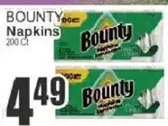 Key Food Bounty napkins offer
