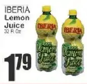 Key Food Iberia lemon juice offer