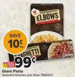 Giant Food Giant Pasta offer