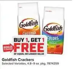 Giant Food Goldfish Crackers offer