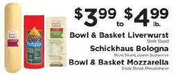 ShopRite Bowl & Basket Liverwurst offer