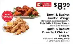 ShopRite Bowl & Basket Jumbo Wings offer