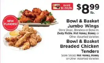 ShopRite Bowl & Basket Jumbo Wings offer