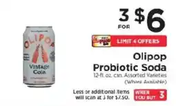 ShopRite Olipop Probiotic Soda offer