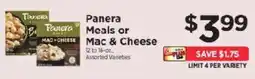 ShopRite Panera Meals or Mac & Cheese offer