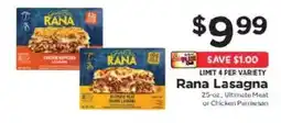 ShopRite Rana Lasagna offer
