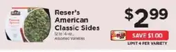 ShopRite Reser's American Classic Sides offer