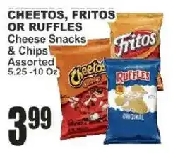 Key Food Cheetos, Fritos or Ruffles Cheese Snacks & Chips Assorted offer