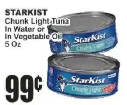 Key Food Starkist chunk light tuna offer