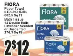 Key Food Fiора paper towel offer