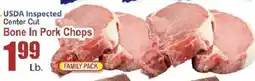 Key Food Usda inspected center cut bone in pork chops offer