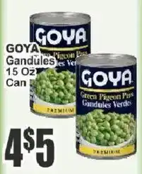 Key Food Goya green pigeon peas offer