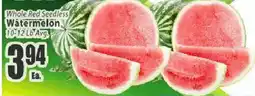 Key Food Whole Red Seedless Watermelon offer