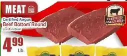 Key Food Certified Angus Beef Bottom Round offer