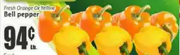 Key Food Fresh Orange Or Yellow Bell pepper offer