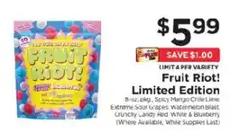 ShopRite Fruit Riot! Limited Edition offer