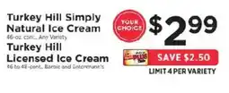 ShopRite Turkey Hill Simply Natural Ice Cream offer