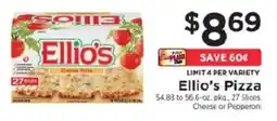 ShopRite Ellio's Pizza offer